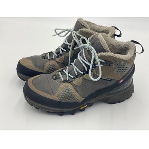 New Balance Women's 1000 Primaloft Vibram Tan Taupe Outdoor Hiking Boots Size 8